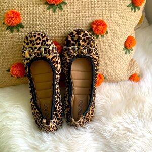Me Too Cheetah Print Ballet Flats